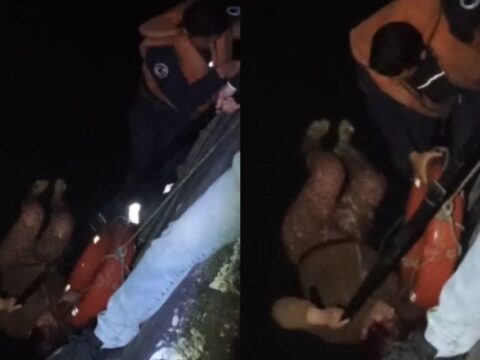 Seyhan Nehri'nde Düşen Kadın İtfaiye Ekiplerince Kurtarıldı