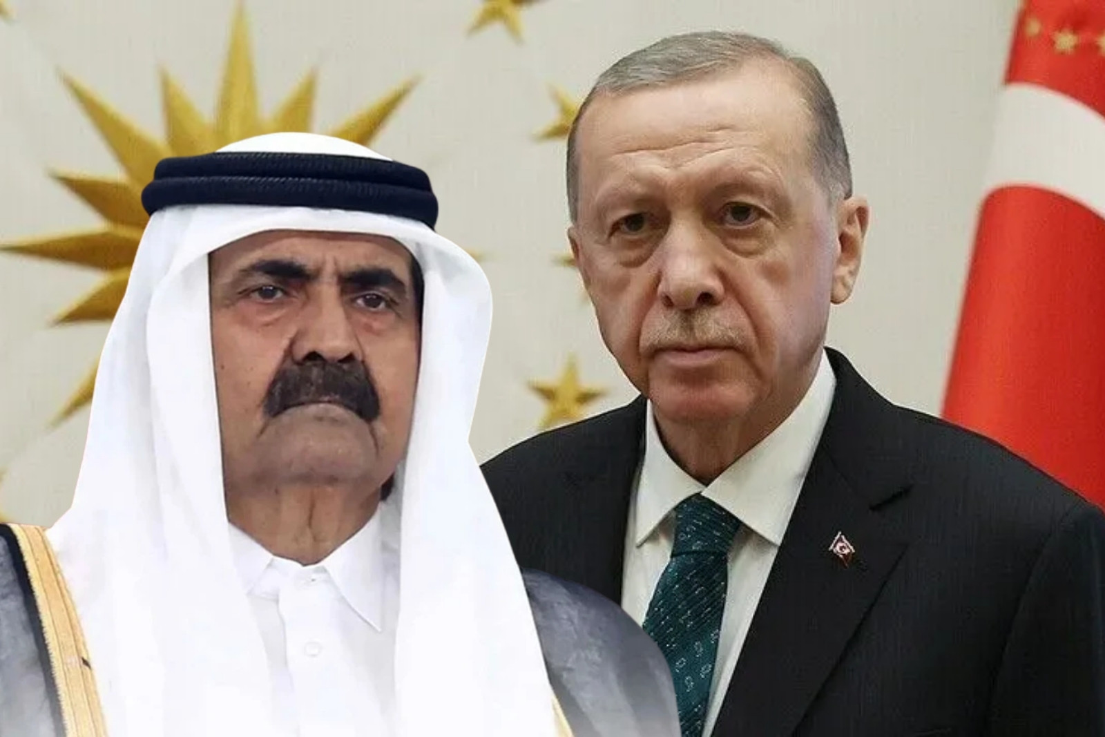 Cumhurbaskani recep tayyip erdogandan eski katar emiri seyh hamed bin halife al sani pYWeSjzX
